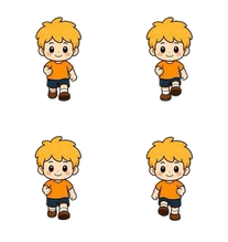 4-frame walk cycle